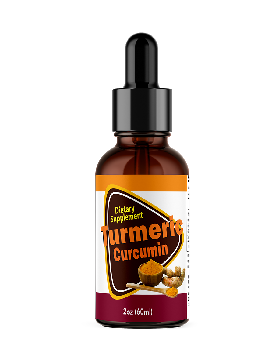 Turmeric Curcumin Drops 775mg with Black Pepper Extract (New)