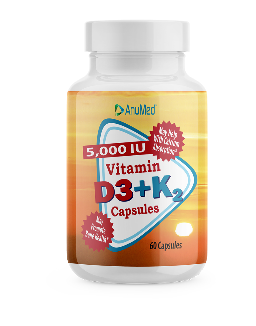 Vitamin D3 5,000 IU with K2 Capsules