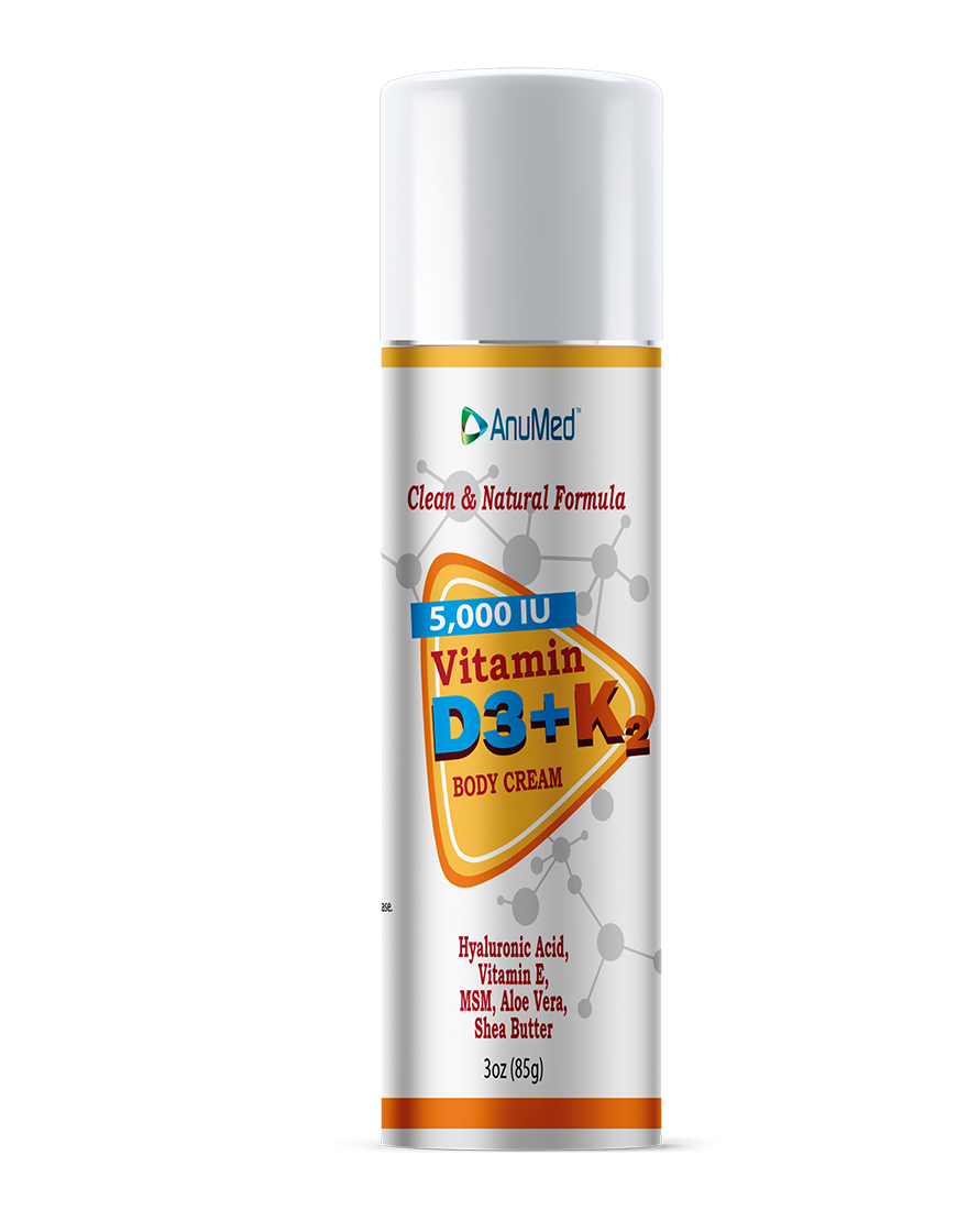 Vitamin D3+K2 5000 IU Cream (New)